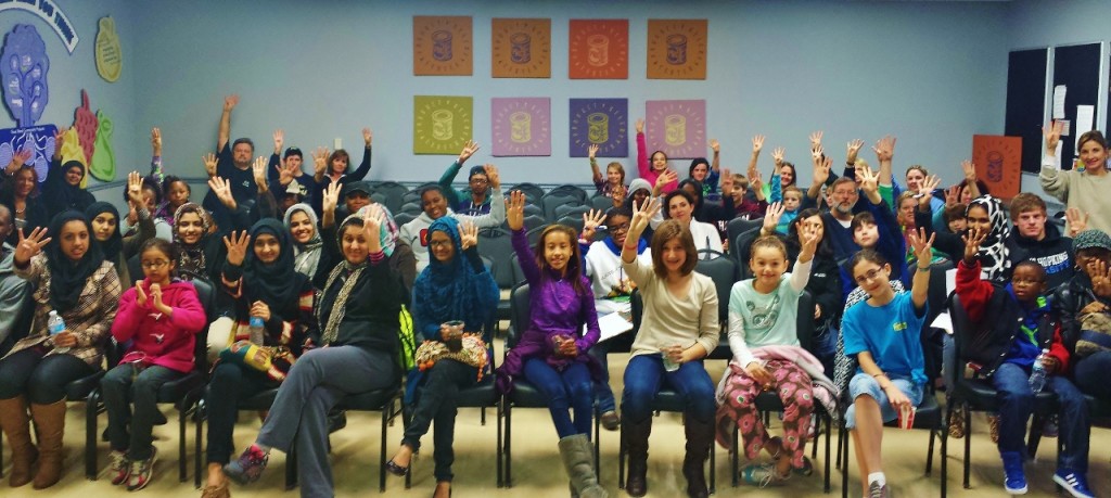 Volunteers at the Atlanta Community Food Bank